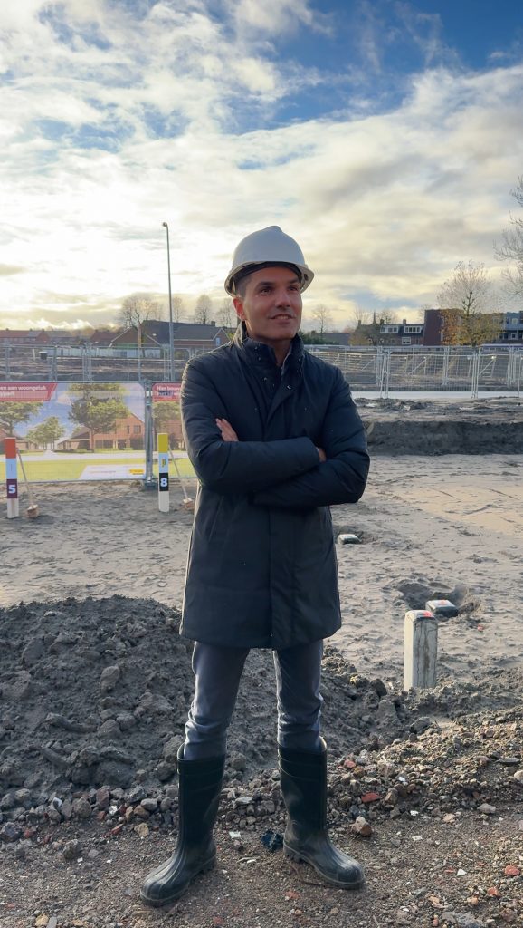 Stefan van Schaik - eerste paal Lelypark Wieringerwerf