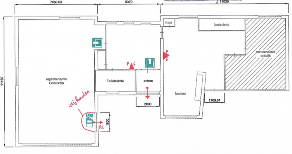 Wijdenes Spaansweg 32a Breezand plattegrond