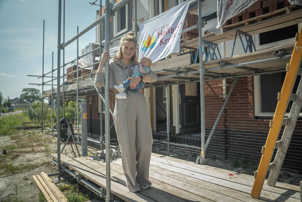 Toekomstige bewoners voor hun nieuwe woning