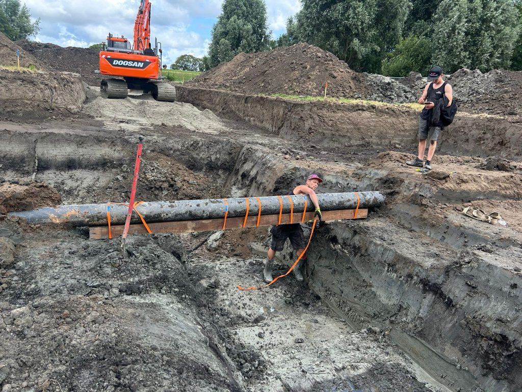 Voorbereiding Molenhof Wieringerwaard - riolering en kabelwerk - 19 juli 2025