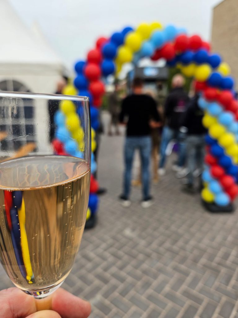 Proosten op de nieuwe woningen