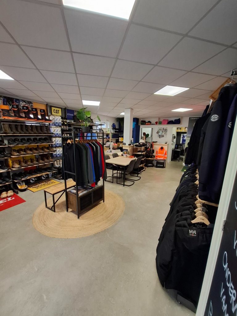 Starling Workwear - binnenkant winkel