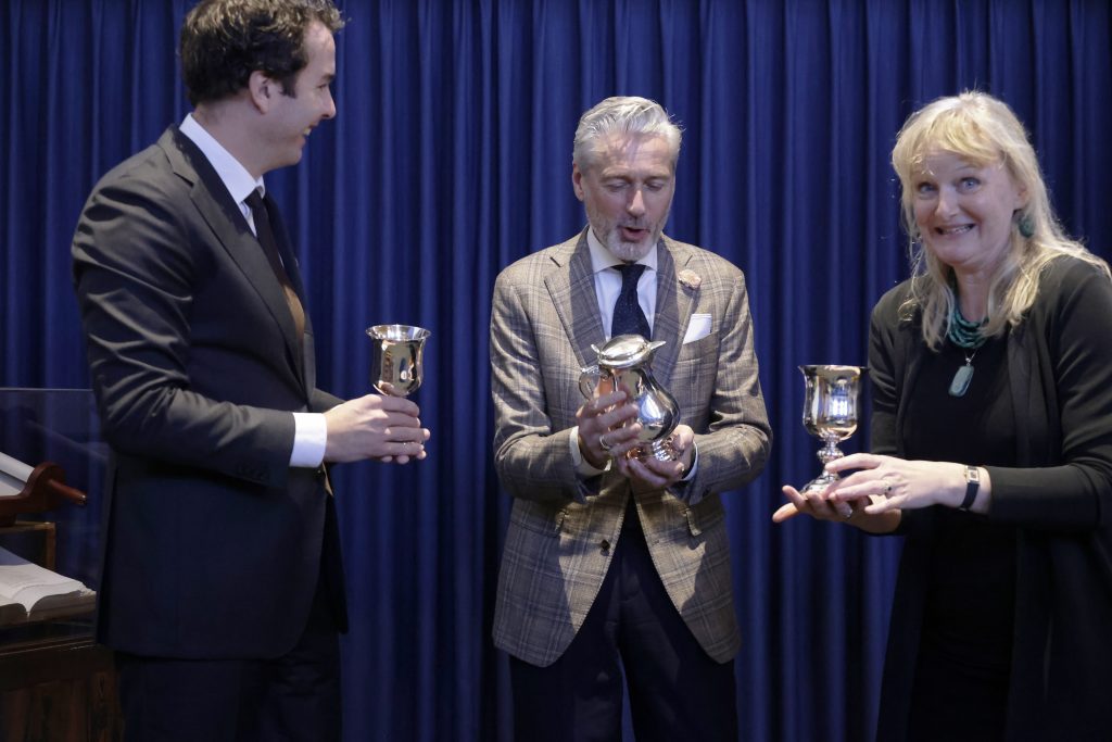 Mark Versteeg samen met Paul Rem en Angelique de Kroon