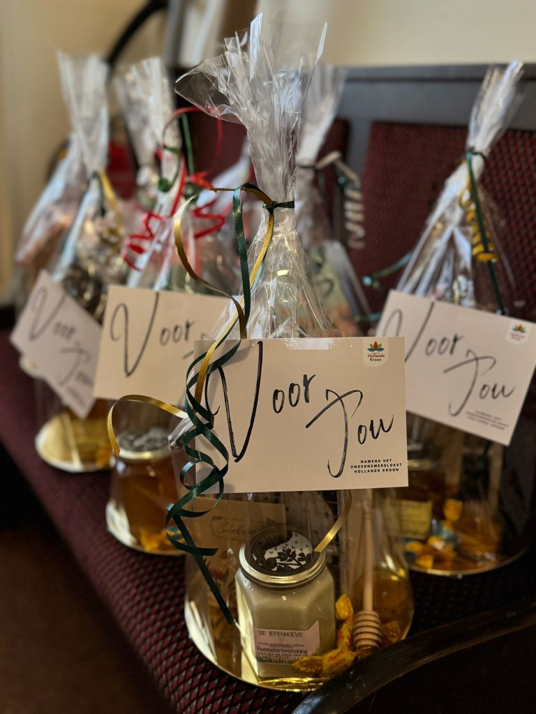 Presentje Ondernemers in een mooi ingepakt pakketje