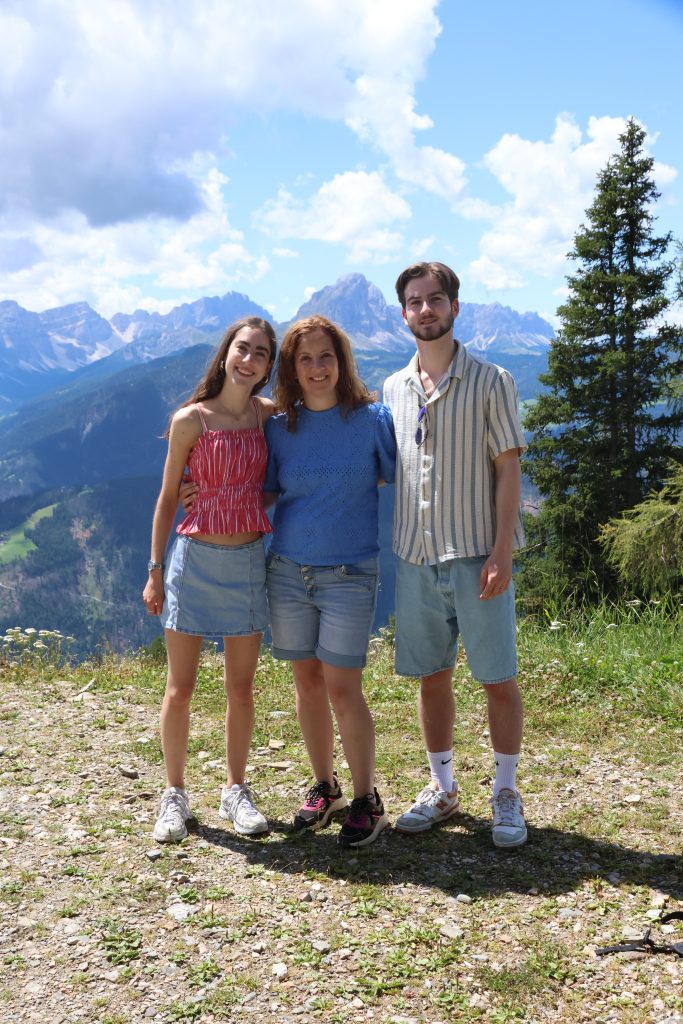 vrouw en kinderen van Co Klein