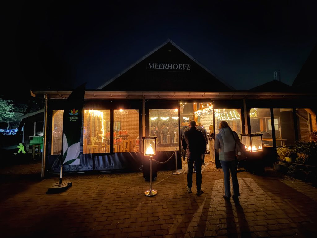 Netwerkbijeenkomst evenementen bij de Meerhoeve 2026 - sfeervol verlicht