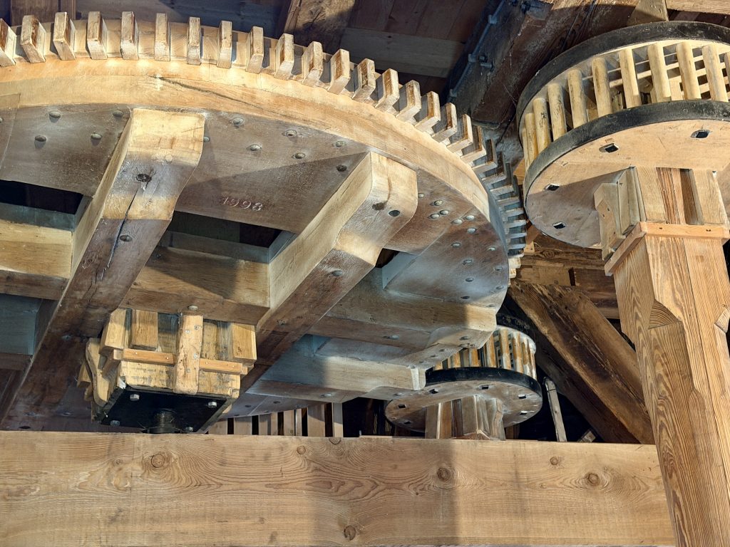 Een mechanisme in Molen de Hoop