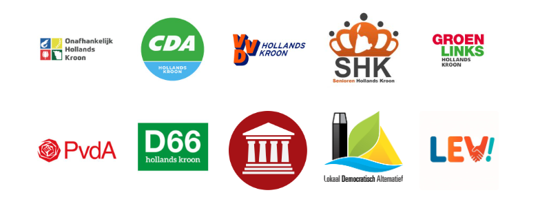 Politieke partijen 2026 gemeenteraadsverkiezingen Hollands Kroon