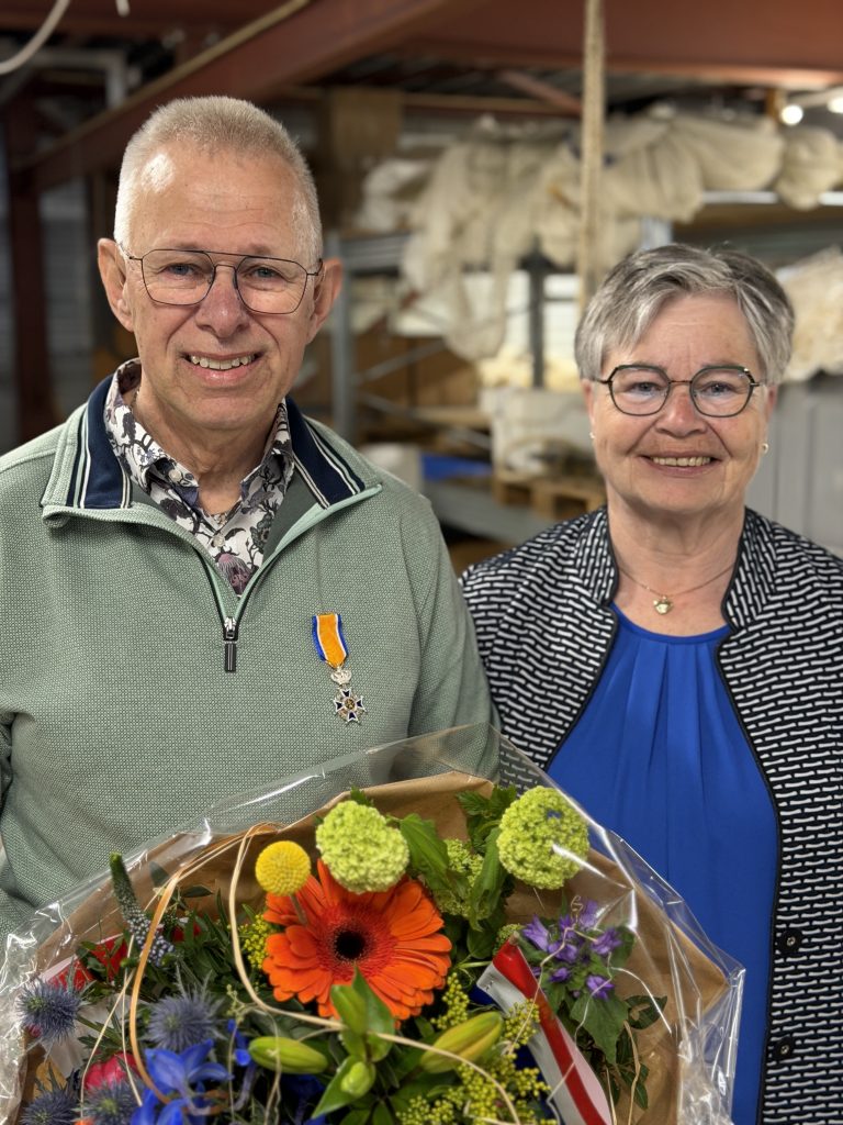 Jan van de Wiel heeft een lintje ontvangen