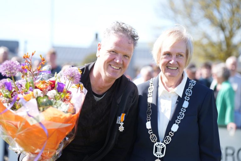 Louis Verbruggen met koninklijke onderscheidng