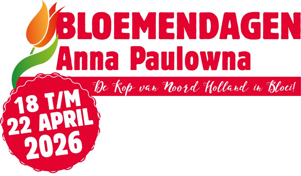 Logo van de Bloemendagen 2026, 18 tot en met 22 april 2026