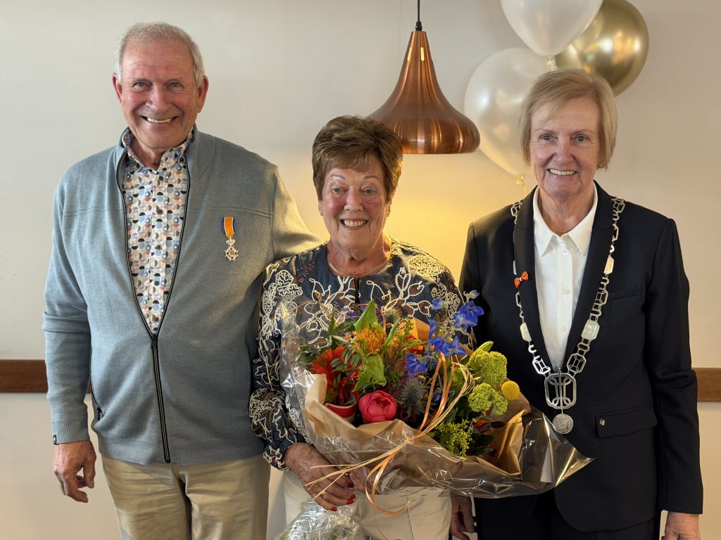 Paul Wansink ontvangt een lintje