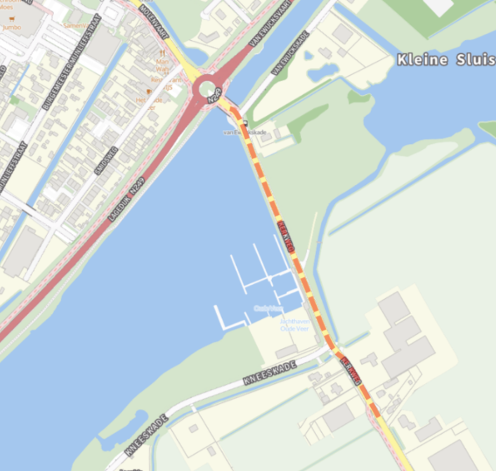 locatie werkzaamheden Kerkweg