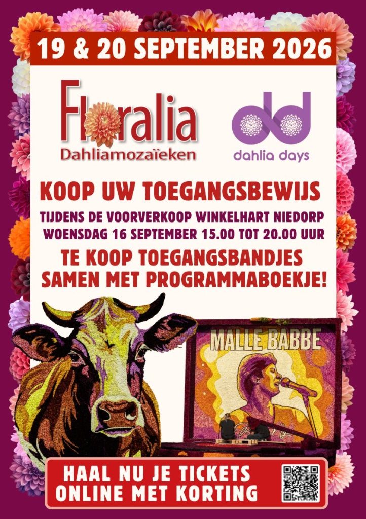 Poster van de Floralia Nieuwe Niedorp 2026