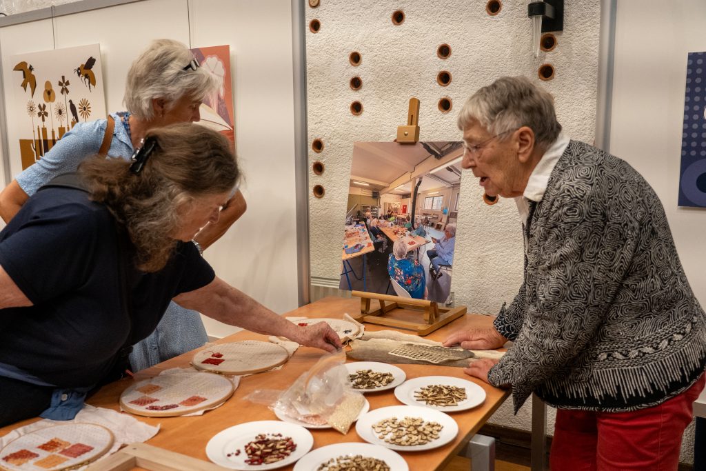 Tentoonstelling van Catharina Goeting in de Cultuurschuur in Wieringerwerf.
