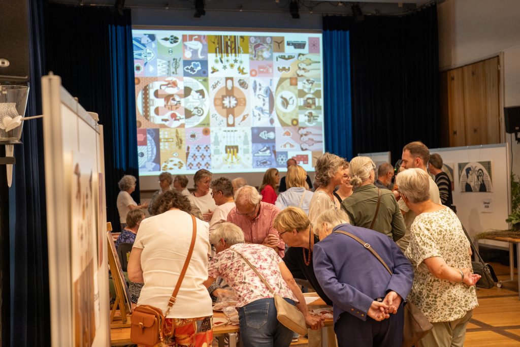 Tentoonstelling van Catharina Goeting in de Cultuurschuur in Wieringerwerf.