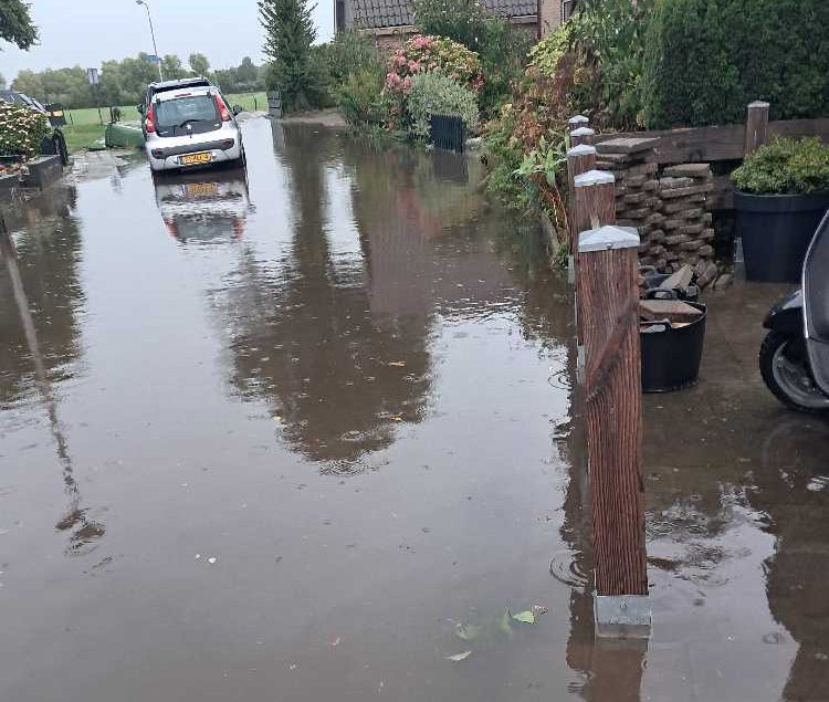Wateroverlast na hevige regen